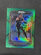 2023 Panini Prizm WNBA Arike Ogunbowale Wings Green Prizm #95 Card
