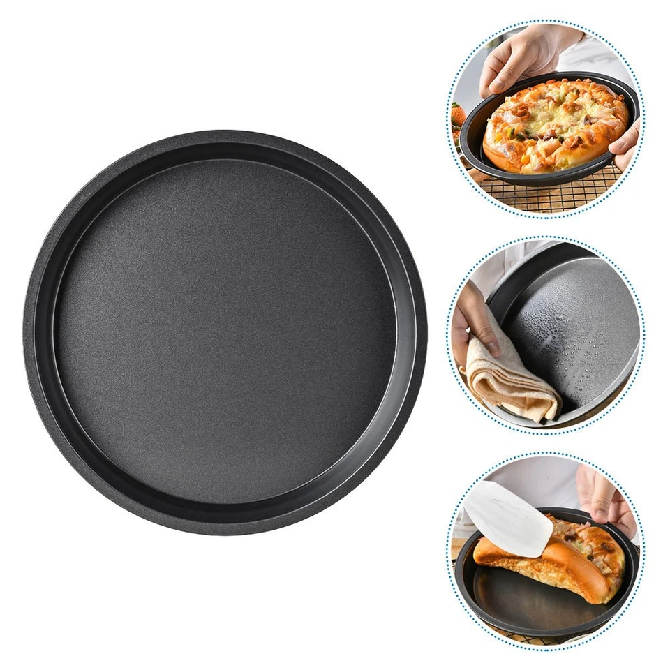 Heavy Duty Carbon Steel 7 Inch Round Non Stick Pizza Baking Pan