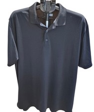 Callaway Opti Dri Golf Polo Shirt Mens Large Golf Black Stretch performance