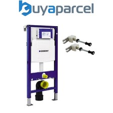 Image of Geberit Duofix 1.12m WC Toilet Frame UP320 Sigma Cistern Wall Brackets + WC Bend