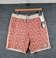 O'Neill Board Shorts Mens Sz 32 Cruzer 18'' Swim Trunks Tropical Stretch NWT 60