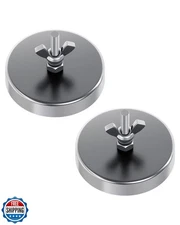 EilxMag 2Pack 1.43" Strong Round Base Magnet, 25LBS+ Heavy Duty Magnets with 