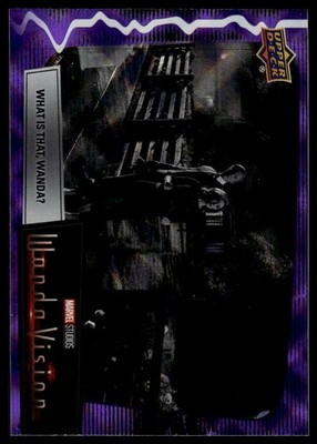 2023 Upper Deck Marvel Wandavision What Is That, Wanda? #19 Purple Spell