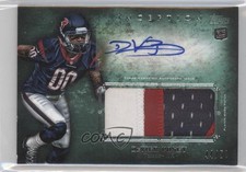 2012 Topps Inception Rookie Green 44/50 DeVier Posey Jumbo Patch Auto 1i0