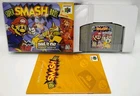 Super Smash Bros (N64, 1999) VGC + Manual + Case Protector Cleaned & Tested READ