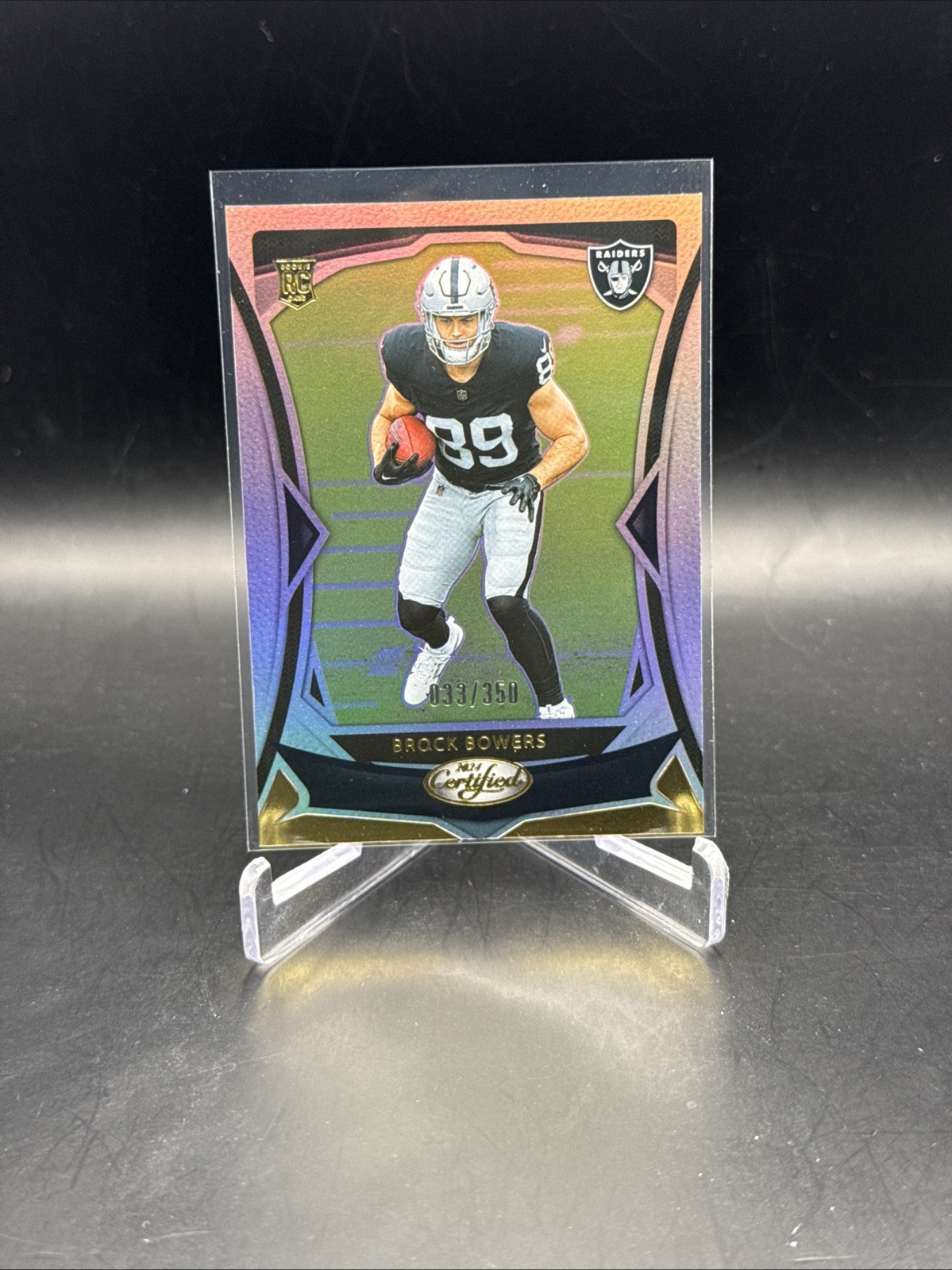 2024 Panini Certified - Rookies Brock Bowers #110 Mirror /350 (RC)