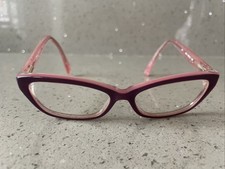 Disney Kids Eyeglasses Frames ONLY 3E 1443 Purple Pink Glitter Sparkle 48-13-130