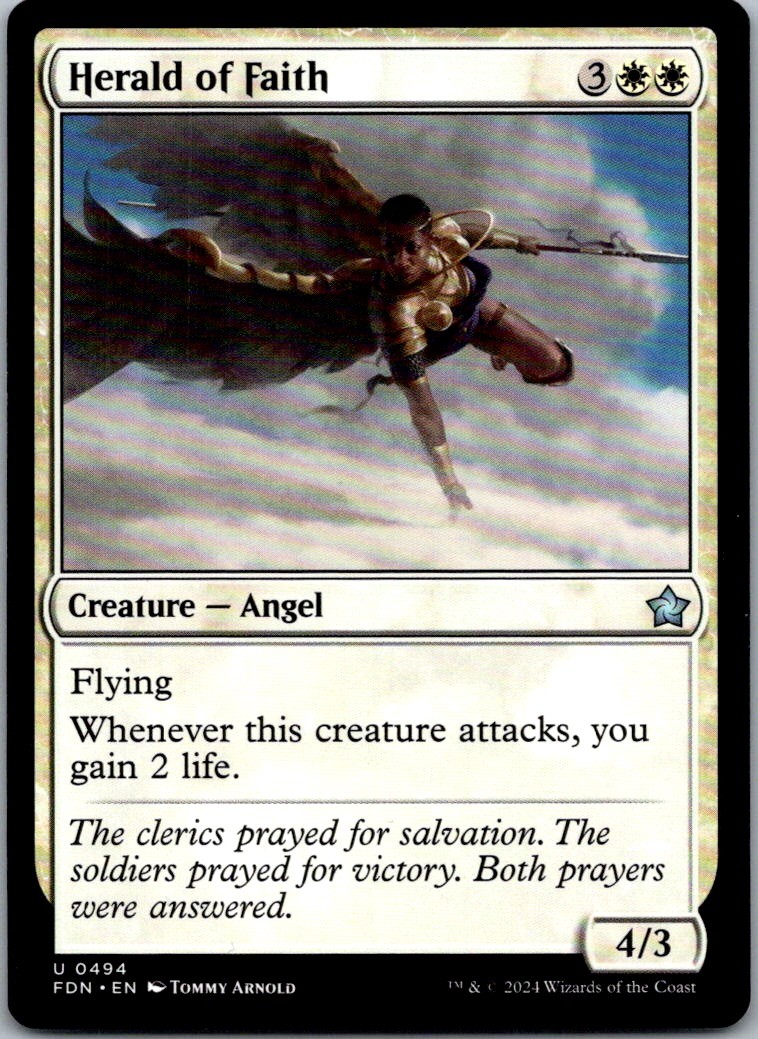 Herald of Faith U M19 #13 NM MTG Magic