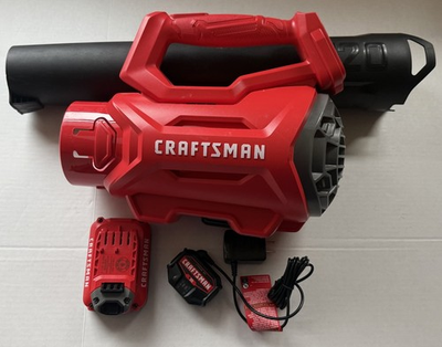 #ad Craftsman V20 Cordless Axial Leaf Blower Kit W Battery amp; Charger CMCBL700M1 $40.00