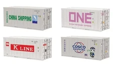 Atlas #3002235  20' Refrigerated Containers -Set of 8-O Scale  NEW