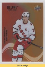 2022-23 Upper Deck Allure Color Flow Red Orange Sebastian Aho #SF-1 READ t6a