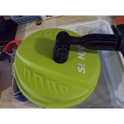 Sun Joe SPX-PCA10 10-Inch Surface Cleaner Attachment for Pressure Washers Green