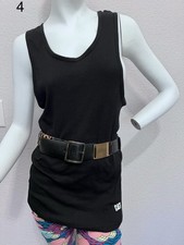 Vtg Carlisle Women Leopard Haircalf Metal Leather/metal Belt M 31-34 Boho 80’s