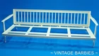 Vintage Miss Barbie Doll Go Together White Couch / Sofa Near Mint ~ 1960's