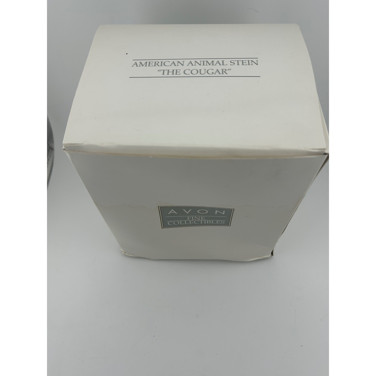 AVON American Animal Stein "Cougar" Ceramic Collectible Mug thumbnail 6