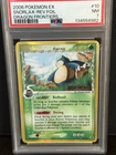 2006 Pokemon Ex Dragon Frontiers #10 Snorlax Reverse Holo Foil PSA 7