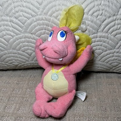 NWOT 2002 Dragon Tales CASSIE Pink Dragon 6” Plush Sesame Workshop