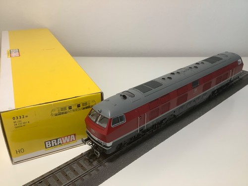 Brawa 0332 (DC) Diesellok Br. 232 der DB in Ep. IV, DSS,GESUPERT & OVP | Zustand: Gebraucht