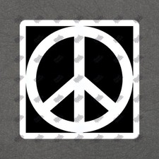 Peace Sign Vinyl Sticker/Decal Retro Boho Aesthetic Perfect for 123542