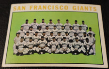 1964 TOPPS BASEBALL SET. #257 San Francisco Giants Team Picture, VGEX