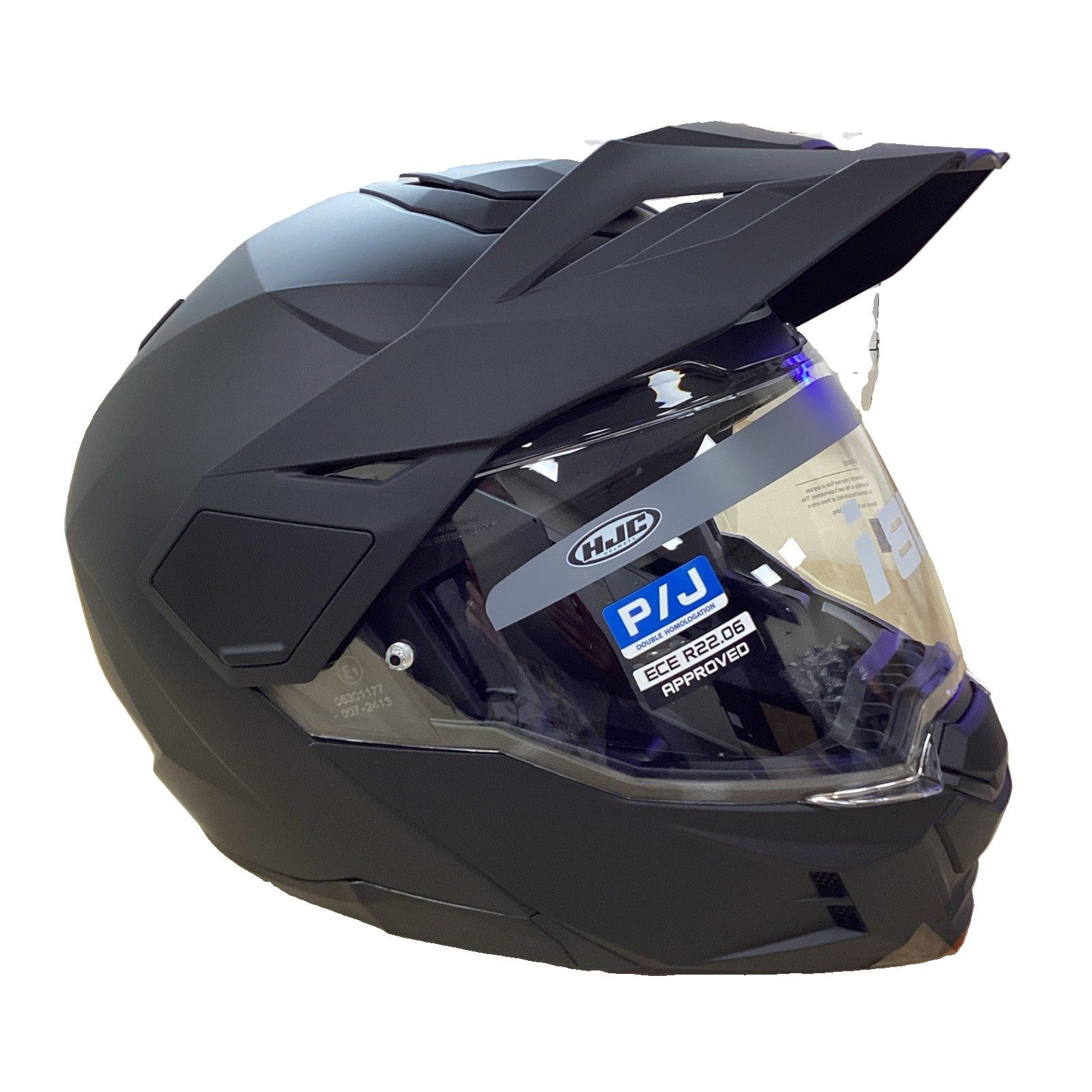 HJC i80 Matt Flat Black Flip Up Motorcycle Motorbike Helmet Large