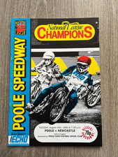poole speedway programme 14th april 1990 v newcastle