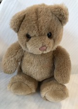 Gund Bear 1986 With Rattle Good Condition Part Of A Collection