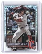 Aaron Walton 2025 Bowman Draft Chrome Mojo Refractor