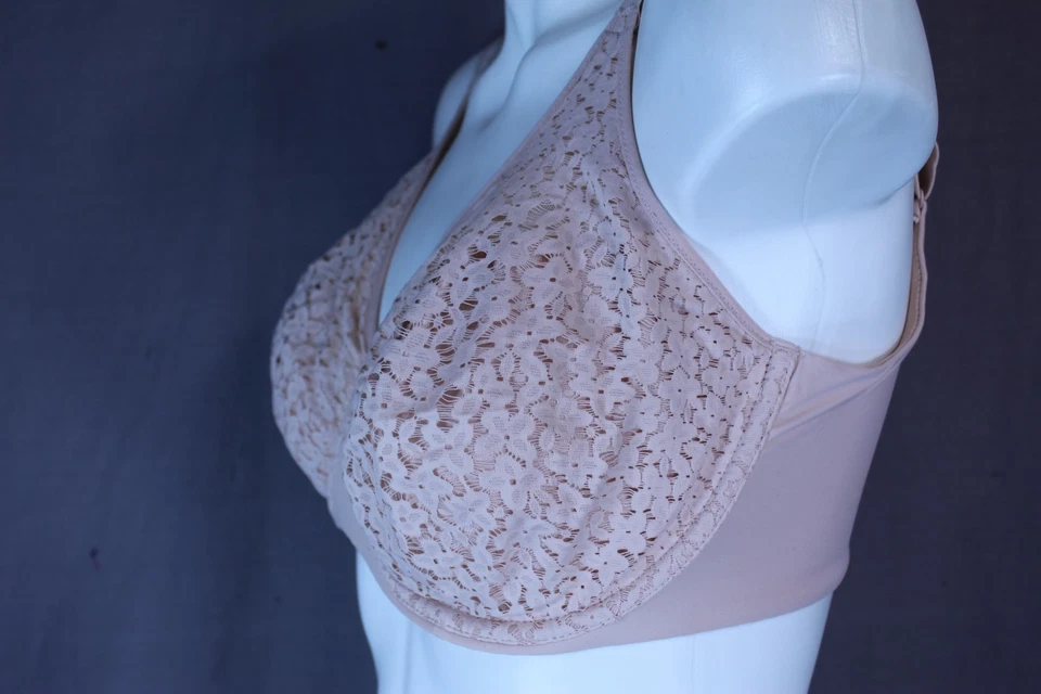 Chantelle Group 13F1 Norah Seamless Comfort Full Coverage Bra 36DDD nude blush - Image 4 of 4