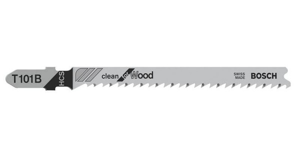 | Bosch StichsäGeblatt T 101 B Clean For Wood, 3Er-Pack 2608630557-image