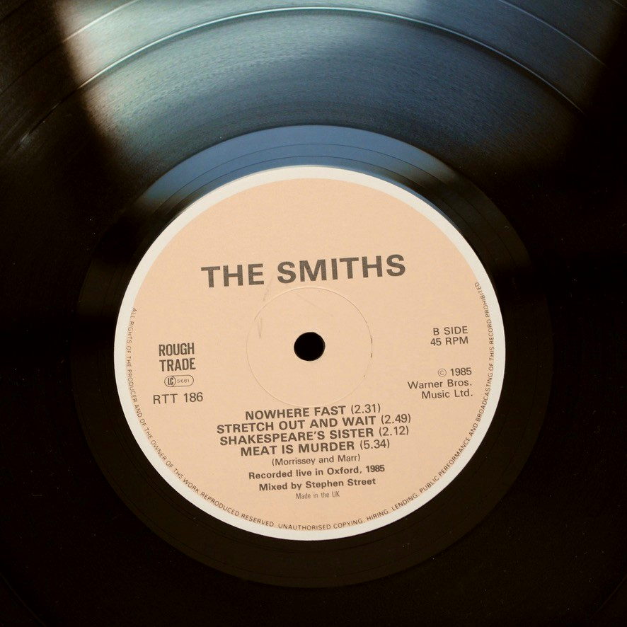 ORIGINAL 1985 UK THE SMITHS LIVE 12