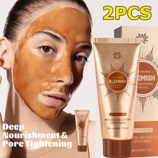 2PCS Spot Removing Face Whitening Mask, 100ml Herbal Spots Peel-Off Facial Mask