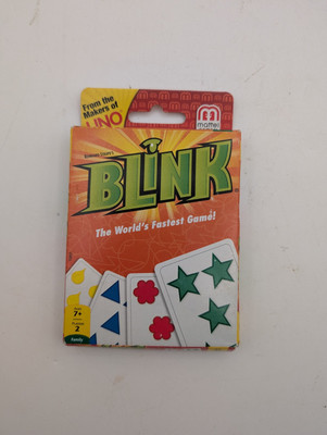 BLINK CARD GAME Mattel New NIP 2012