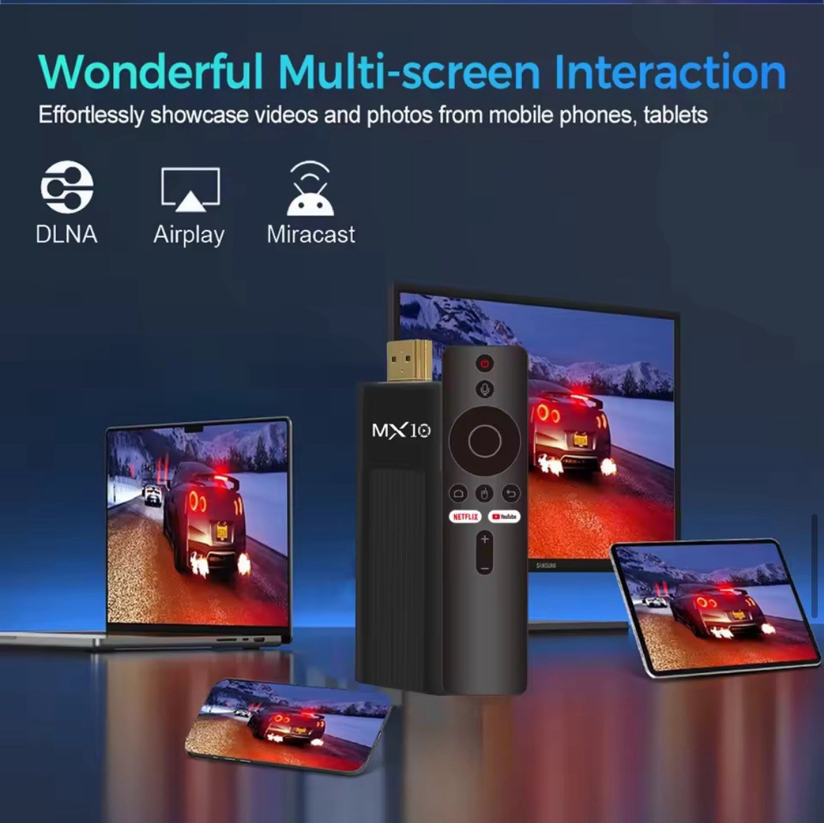 Fire TV Stick 4K Ultra HD Wi-fi 6 Streaming Device Android TV 13 With Remote