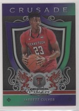2019 Panini Prizm Draft Picks Crusade Purple & Green /199 Jarrett Culver #83 ni4