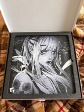 GLSSWRKS Kazemi Premium Glass Mousepad Dark 500x500mm Japan Limited Edition