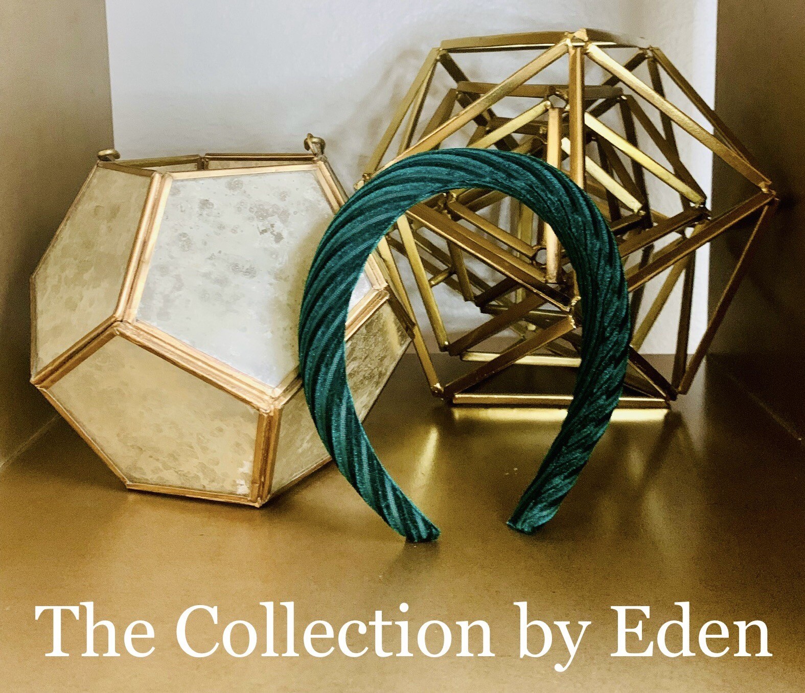 INC International Concepts Hair Accessory - Green Velvet Headband