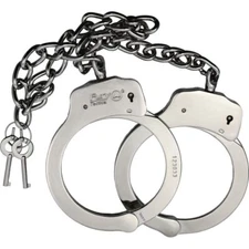 Fury Leg Irons Handcuffs of Steel Construction Double Lock Includes Two Keys
