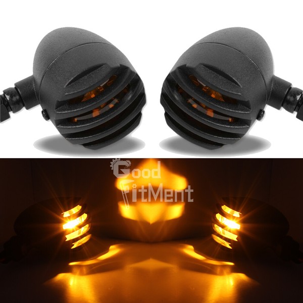 1 Paar Universal M10 Motorrad Miniblinker Microblinker Blinker Amber Signallicht-image
