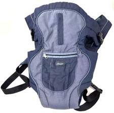 Snugli Double Comfort Baby Carrier Backpack Blue Infant Breathable Mesh