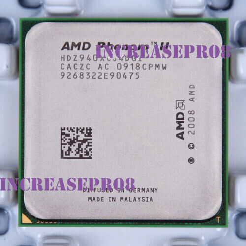 Procesador AMD Phenom II X4 940 3 GHz HDZ940XCJ4DGI zócalo AM2+, AM2 CPU 125W - Imagen 1 de 4