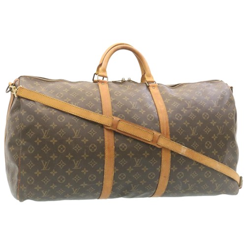 LOUIS VUITTON Monogram Keepall Bandouliere 60 Boston Bag M41412 LV Auth  gt1782 | eBay