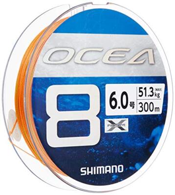 SHIMANO OCEA 8 6.0号 300m 113lb SW NAVY SHIMANO PE Line Ocea8 300m