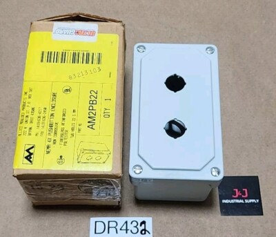 *BRAND NEW* Allied Moulded AM2PB22 NEMA 4X PB Enclosure 2-Hole   + Warranty!
