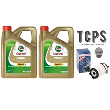 FOR AUDI R8 5.2 FSI V10 MK2 BOSCH SERVICE KIT 10L CASTROL 5W30 OIL FILTER PLUG