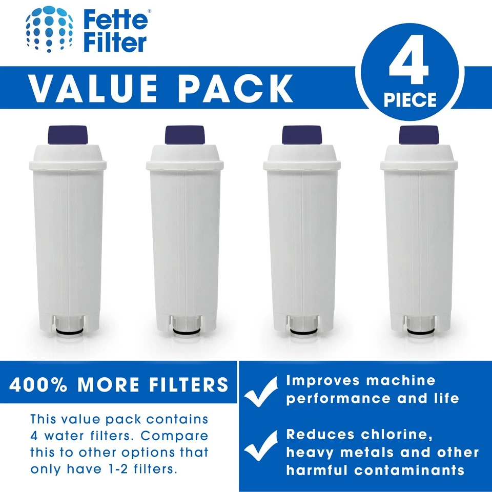 Coffee Machine Filter for Delonghi Filter DLSC002 (Pack of 4) - Image 2 of 4