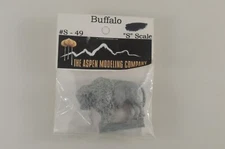 Aspen Modelling S Scale Unpainted Resin Buffalo - S-49