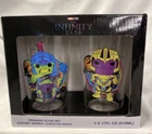 Funko Marvel - 2pk 17oz Blacklight Neon Glass Set Thanos and Hulk
