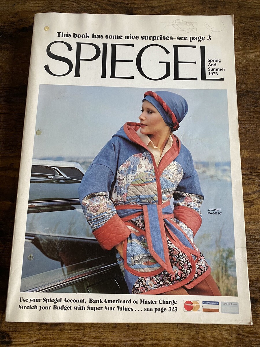 Vintage Spiegel 1976 Clothing Fashion Antique Catalog Magazine