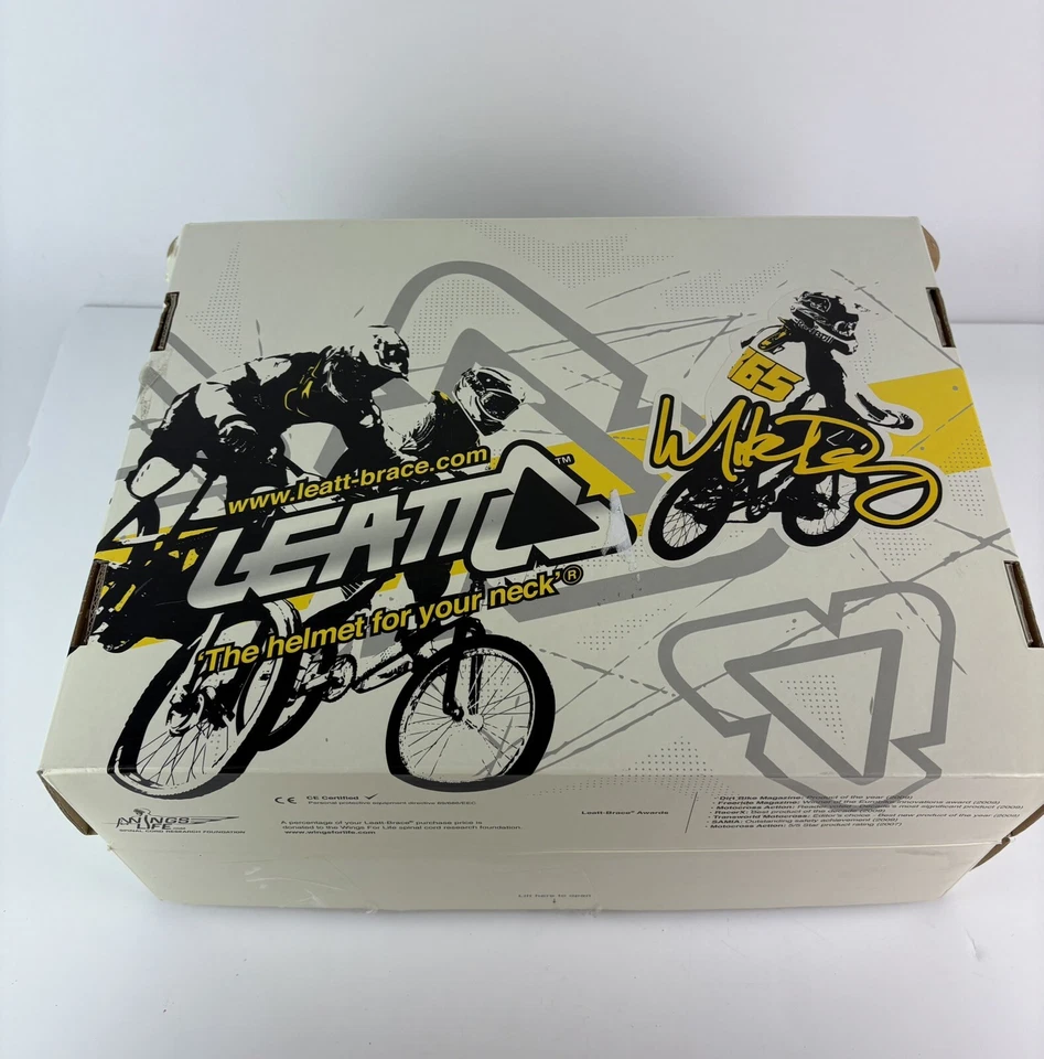 NUEVO SOPORTE PARA CUELLO LEATT Bicicleta DBX Comp Mike Day Protector Medio Azul y Gris Foto 2 de 4